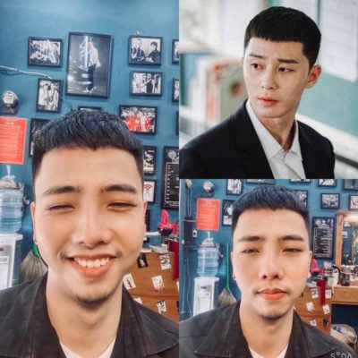 kiểu tóc park seo joon