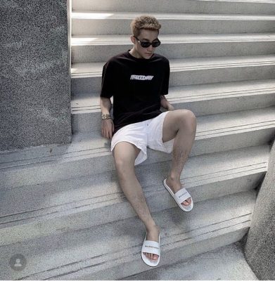 Sơn Tùng với kiểu tóc nam Faux Hawk
