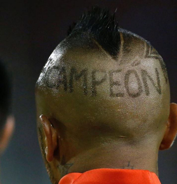 kiểu đầu Arturo Vidal kiểu đầu Arturo Vidal